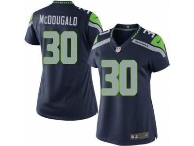 Women's Nike Seattle Seahawks #30 Bradley McDougald Limited Steel Blue Jersey
