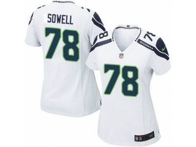 Women's Nike Seattle Seahawks #78 Bradley Sowell game White Jersey