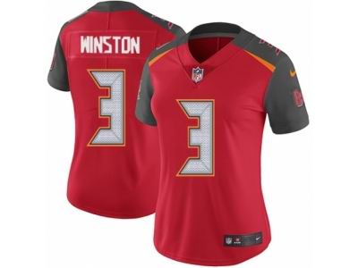 Women's Nike Tampa Bay Buccaneers #3 Jameis Winston Vapor Untouchable Limited Red Team Color NFL Jersey