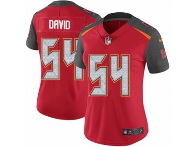 Women's Nike Tampa Bay Buccaneers #54 Lavonte David Vapor Untouchable Limited Red Team Color NFL Jersey