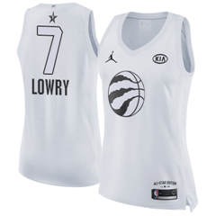Women's Nike Toronto Raptors #7 Kyle Lowry White NBA Jordan Swingman 2018 All-Star Game Jersey