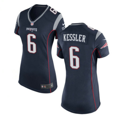 Women's Patriots #6 Cody Kessler Navy Blue Team Football Vapor Untouchable Limited Women's jerseys