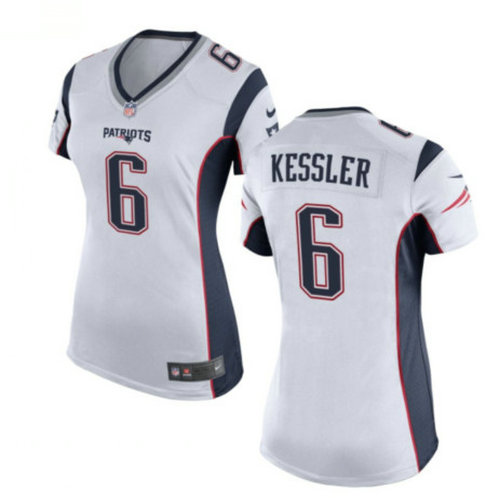 Women's Patriots #6 Cody Kessler Navy White Team Football Vapor Untouchable Limited Women's jerseys