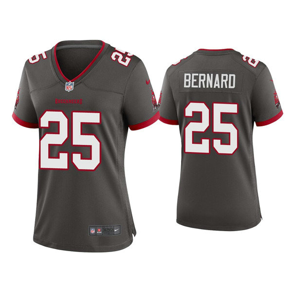 Women's Tampa Bay Buccaneers #25 Giovani Bernard Grey 2021 Limited Stitched Jersey