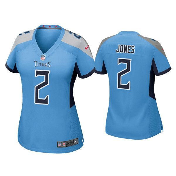 Women's Tennessee Titans #2 Julio Jones Blue Vapor Untouchable Limited Stitched Football Jersey