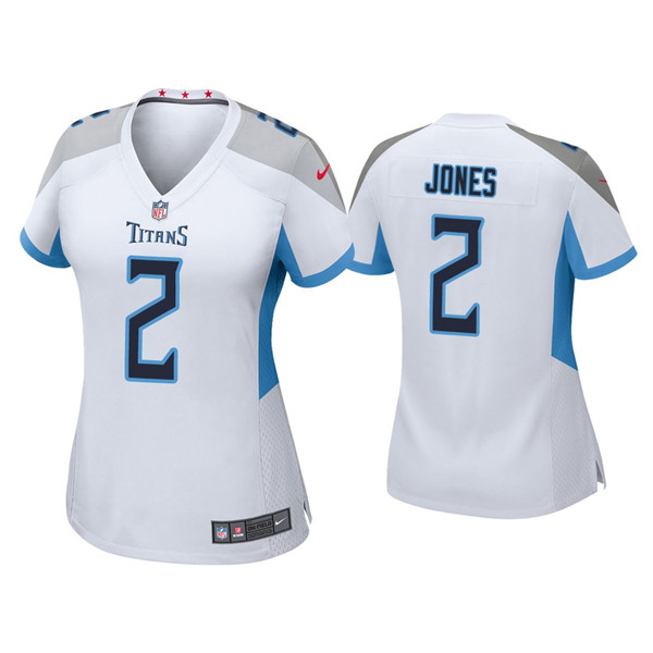 Women's Tennessee Titans #2 Julio Jones White Vapor Untouchable Limited Stitched Football Jersey