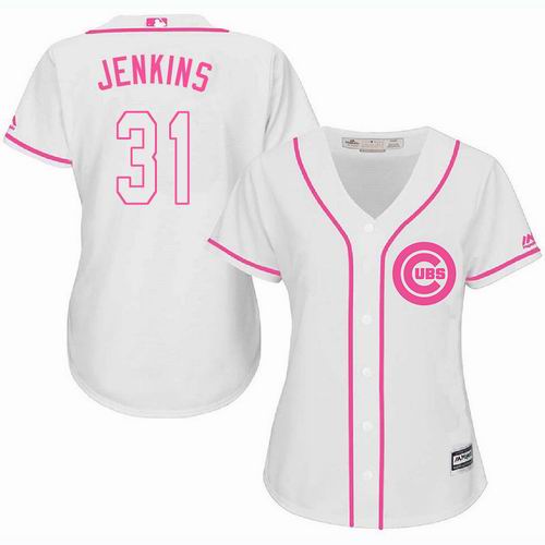 Women Chicago Cubs #31 Fergie Jenkins white Fashion Jersey