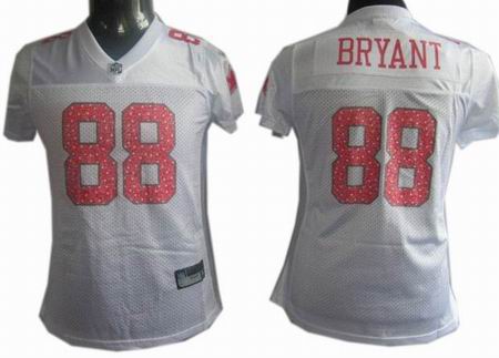 Women Dallas Cowboys #88 Dez Bryant White Jersey
