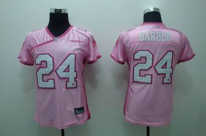 Women Dallas Cowboys 24# Marion Barber Pink Fashion Jersey love style