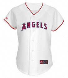 Women Los Angeles Angels blank white Jersey