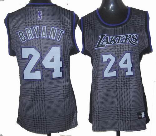 Women Los Angeles Lakers #24 Kobe Bryant Rhythm Fashion Swingman Jersey