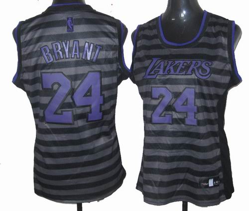 Women Los Angeles Lakers 24# Kobe Bryant Groove Fashion Swingman Jersey