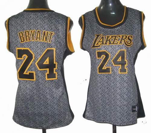 Women Los Angeles Lakers 24# Kobe Bryant Static Fashion Swingman Jersey