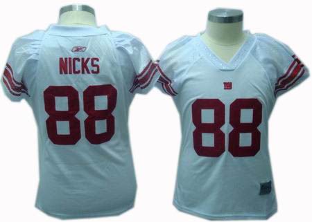Women New York Giants #88 Hakeem Nicks Jerseys white