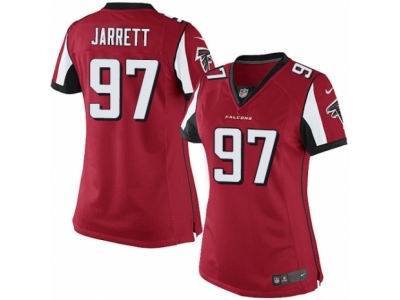 Women Nike Atlanta Falcons #97 Grady Jarrett game red Jersey