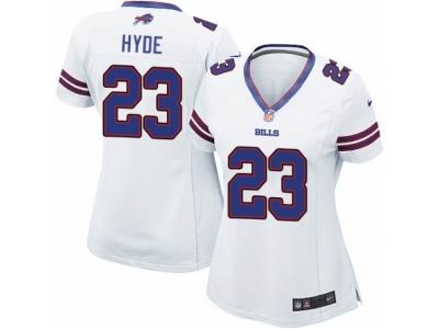 Women Nike Buffalo Bills #23 Micah Hyde game White Jersey