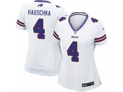 Women Nike Buffalo Bills #4 Stephen Hauschka game White Jersey