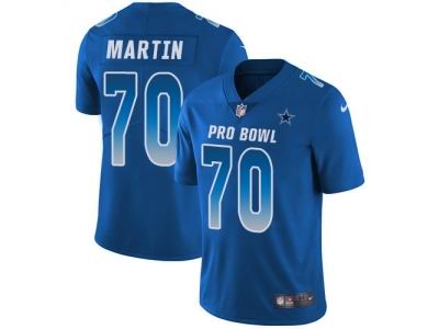Women Nike Dallas Cowboys #70 Zack Martin Royal Limited NFC 2018 Pro Bowl Jersey