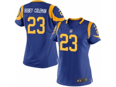 Women Nike Los Angeles Rams #23 Nickell Robey-Coleman game Royal Blue Jersey