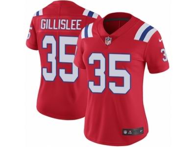 Women Nike New England Patriots #35 Mike Gillislee Vapor Untouchable Limited Red Jersey