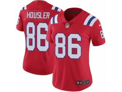 Women Nike New England Patriots #86 Rob Housler Vapor Untouchable Limited Red Jersey