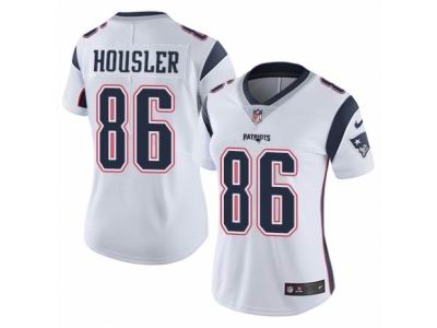 Women Nike New England Patriots #86 Rob Housler Vapor Untouchable Limited White Jersey