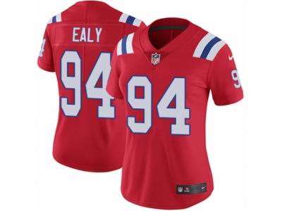 Women Nike New England Patriots #94 Kony Ealy Vapor Untouchable Limited Red Jersey
