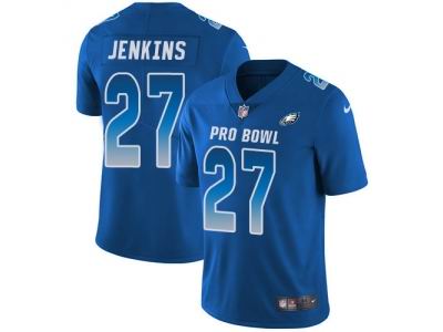 Women Nike Philadelphia Eagles #27 Malcolm Jenkins Royal Limited NFC 2018 Pro Bowl Jersey