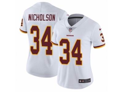 Women Nike Washington Redskins #34 Montae Nicholson Vapor Untouchable Limited White Jersey