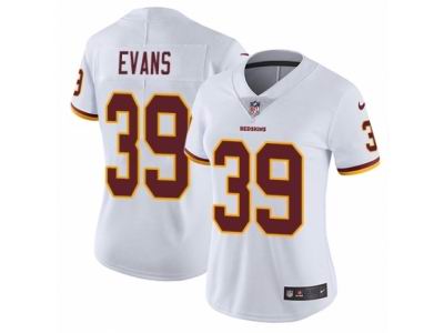 Women Nike Washington Redskins #39 Josh Evans White Vapor Untouchable Limited Player NFL Jersey