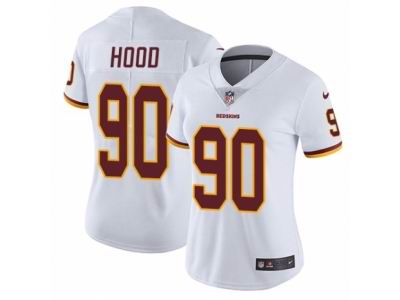 Women Nike Washington Redskins #90 Ziggy Hood Vapor Untouchable Limited White NFL Jersey