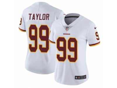 Women Nike Washington Redskins #99 Phil Taylor Vapor Untouchable Limited White Jersey