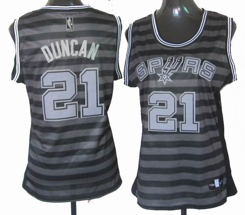 Women San Antonio Spurs 21# Tim Duncan Groove Fashion Swingman Jersey