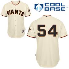 Women San Francisco Giants 54 Sergio Romo Cream MLB Jerseys