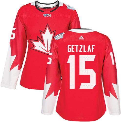 Women Team Canada 15 Ryan Getzlaf Red 2016 World Cup NHL Jersey