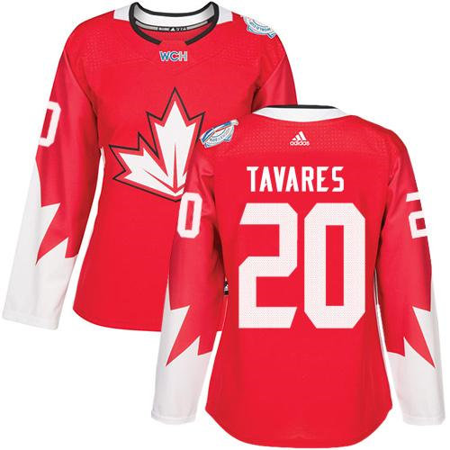Women Team Canada 20 John Tavares Red 2016 World Cup NHL Jersey
