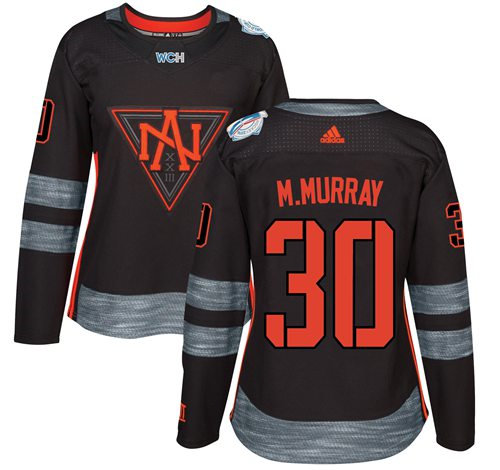 Women Team North America 30 Matt Murray Black 2016 World Cup NHL Jersey