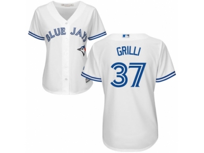 Women Toronto Blue Jays #37 Jason Grilli white Jersey