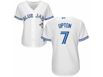 Women Toronto Blue Jays #7 B.J. Upton white Jersey