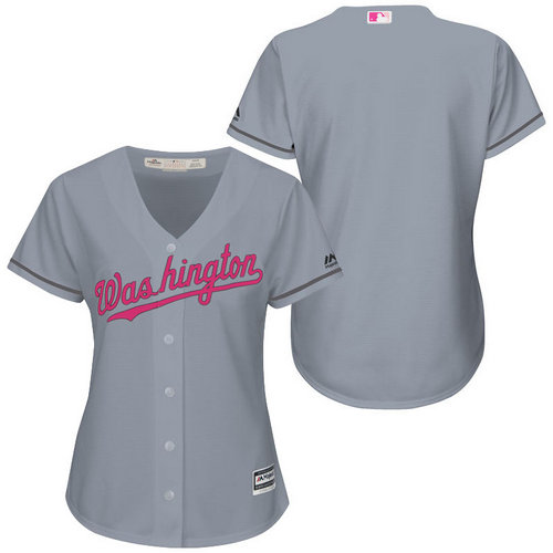 Women Washington Nationals Gary Road 2016 Mother-s Day Cool Base Team Jersey