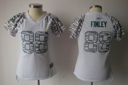 Women Zebra Field Flirt Fashion Jersey white Green Bay Packers #88 Jermichael Finley jerseys