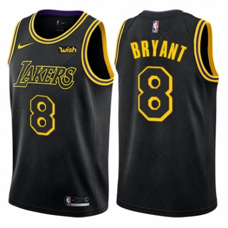 Women's Nike Los Angeles Lakers #8 Kobe Bryant Swingman Black NBA Jersey - City Edition