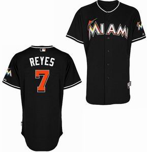 YOUTH Miami Marlins 7# Jose Reyes black Cool Base Jersey