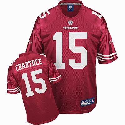 YOUTH San Francisco 49ers #15 Michael Crabtree Team Color Jerseys red