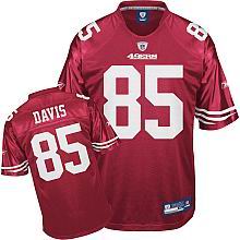 YOUTH San Francisco 49ers #85 Vernon Davis red JERSEYS