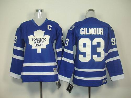 YOUTH Toronto Maple Leafs #93 Doug Gilmour Blue Jersey