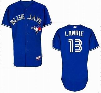 Youth 2012 Toronto Blue Jays #13 Brett Lawrie blue cool base jersey