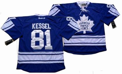Youth 2012 new Toronto Maple Leafs #81 Phil Kessel BLUE Jersey With A Patch