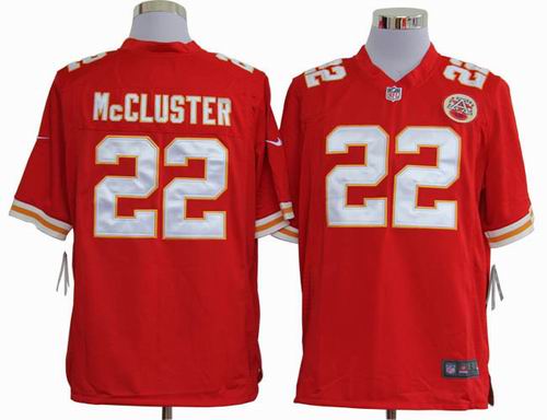 Youth 2012 nike Kansas City Chiefs #22 Dexter McCluster red game Jerseys