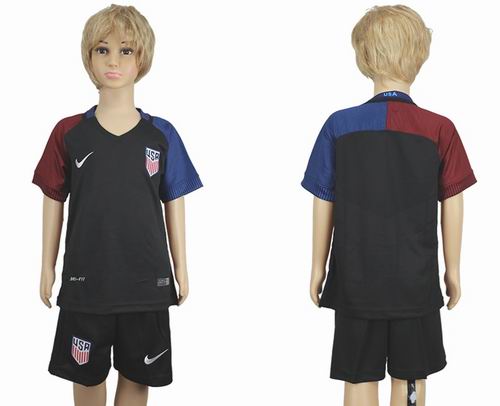 Youth 2016-2017 United States blank away soccer jerseys